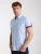 7Camicie Zakelijk overhemd ‘Iconic Poplin Stretch Man Shirt Short Sleeve Blue’  lichtblauw
