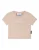 Cropped T-Shirt Strass Round Neck Ss Hexagon