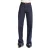Jeans Loose Taille Middenhoog met Knopdetails Langs de Zoom Dames It’s Basic