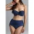 Marlies Dekkers Alabama Swing Deep Blue Waves Strapless Bikini Top
