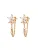 Hey Happiness Oorbellen ‘Petal Blossom’  rose-goud