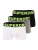 Superdry & Co Boxershorts  grijs gemêleerd / neongroen / zwart / wit