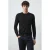 Mango Man wollen relaxed fit gebreide trui – zwart