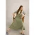 White Stuff Quinn Midi Skirt Khaki Green