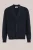 WE Fashion – Heren regular fit gebreid vest met structuur – Regular fit – Donkerblauw – Katoen –