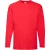 Fruit of the Loom Heren Valueweight T-shirt met lange mouwen (Rood)