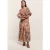 Summum Woman Quinty: Dress Long Leaves With Lurex Multicolour