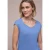 Street One Dames Shirt zonder mouwen met diamanten halslijn in Blauw