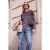TRENDYOLMİLLA Dames Grijs Effen Lang Oversized Blouses
