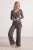 TRENDYOLMİLLA Dames 2-pack Grijs Effen Lang Loungewear Regular fit Pyjama- Sets