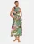 Lipsy Jurk  groen / smaragd / aubergine / orchidee