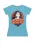 LOGOSHIRT Shirt ‘Wonder Woman Portrait’  lichtblauw / grijs / rood / wit