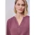 Street One Dames 3/4-mouwen blouse in mousseline kwaliteit in Roze