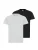 !Solid Shirt ‘ODIT’  grijs gemêleerd / zwart
