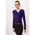 TRENDYOLMİLLA Dames Paars Effen Lang Getailleerd Blouses