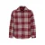 TYGO & vito flanel relaxed fit geruit overhemd – donkerrood