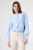 Lichtblauwe blouse