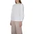 French Connection Crisp Cotton Ls Rnd Nk Top White