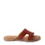 Lazamani leren slippers cognac
