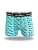 UNABUX Boxershorts ‘ BLACK WHITE RABBIT ‘  turquoise