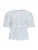 OBJECT Blouse ‘MYA’  lichtblauw / wit