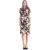 Allover print A Line jurk