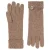Roeckl Vingerhandschoenen ‘FROZEN WINTER’  sand / beige gemêleerd / bruin / lichtbruin