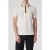 Paul Smith Mens Reg Fit Half Zip Polo Off White