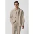 Profuomo overshirt met linnen beige