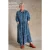 White Stuff Rylee Jersey Shirt Dress Blue Print