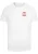 Mister Tee Shirt ‘Slice Of Heaven Pizza’  donkerrood / wit
