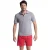 Arena Men’s Poloshirt Solid Cotton Piquet Medium Grey Heather-whit