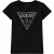 Guess T-shirt met logo voor meisjes (Zwart)