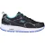 Skechers Lage hardloopschoenen met logo voor dames (Zwart/Munt)