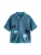 Next Gebreid vest  blauw / pastelblauw / zwart