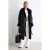 TRENDYOLMİLLA Dames Zwart Effen Oversized Jassen