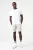 Gestreepte chino short