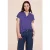 Street One Dames Blouse met mouwaanzet in Paars