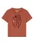 Watapparel Shirt ‘Self Love’  roestbruin / zwart