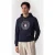 GANT Graphic Hoodie Evening Blue