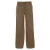 Maicazz & Zizo straight leg broek met krijtstreep en wol – groen