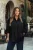 Trendyol Curve Dames Zwart Effen Lang Regular fit Grote maten Overhemden