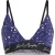 Karl Lagerfeld Kosmic Print Bralette Royal Blue