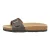 EVER AU Vrouwen Swan Leather Easy Slip-On Sandalen – Bruin Geolied Leer