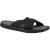 Hush Puppies Heren Nile Crossover Leren Sandalen (Zwart)
