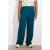 LOLALIZA wide leg regular waist pantalon petrol