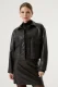 Bruine leather look jack