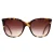 Calvin Klein Cat Eye Dames Donker Schildpad Donkerbruin Kleurverloop CK23500S