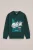 WE Fashion – Jongens sweater met print – Regular fit – Donkergroen – Katoen –
