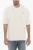 T-shirt met ronde hals, afneembare ketting en logoborduursel in het wit